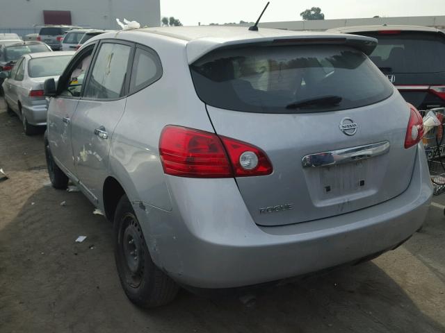 JN8AS5MT4DW021070 - 2013 NISSAN ROGUE S SILVER photo 3