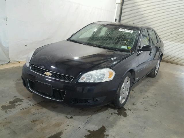 2G1WD58CX79128393 - 2007 CHEVROLET IMPALA SUP BLACK photo 2