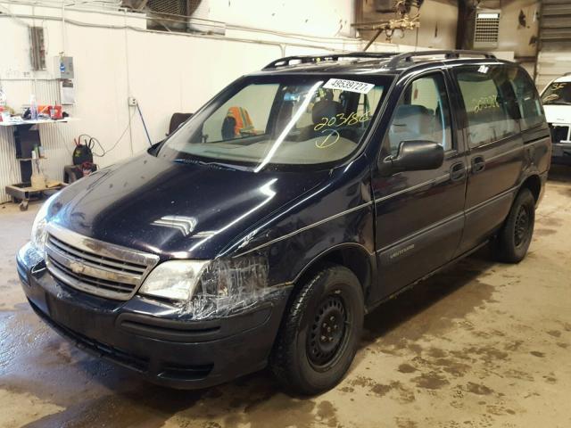 1GNDU23E91D203186 - 2001 CHEVROLET VENTURE EC BLUE photo 2