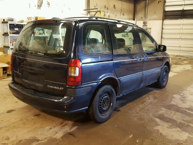 1GNDU23E91D203186 - 2001 CHEVROLET VENTURE EC BLUE photo 4