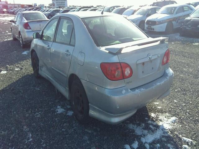 2T1BR32EX6C672736 - 2006 TOYOTA COROLLA CE SILVER photo 3