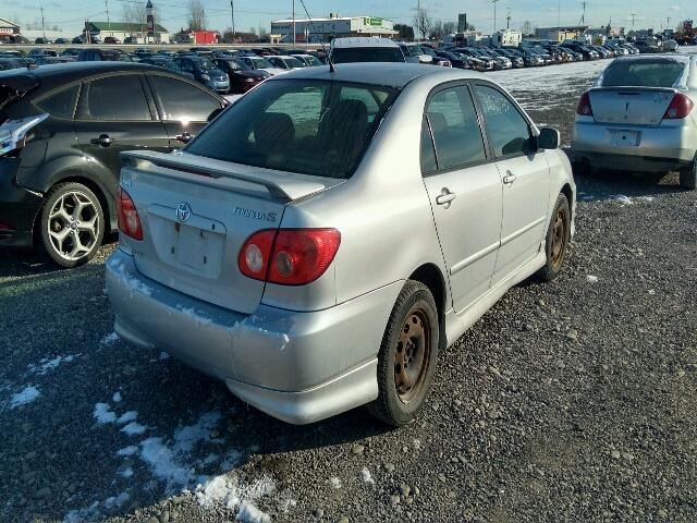 2T1BR32EX6C672736 - 2006 TOYOTA COROLLA CE SILVER photo 4