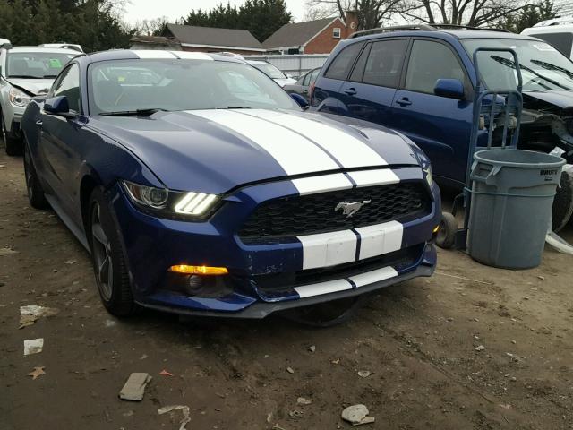 1FA6P8AM7G5308906 - 2016 FORD MUSTANG BLUE photo 1