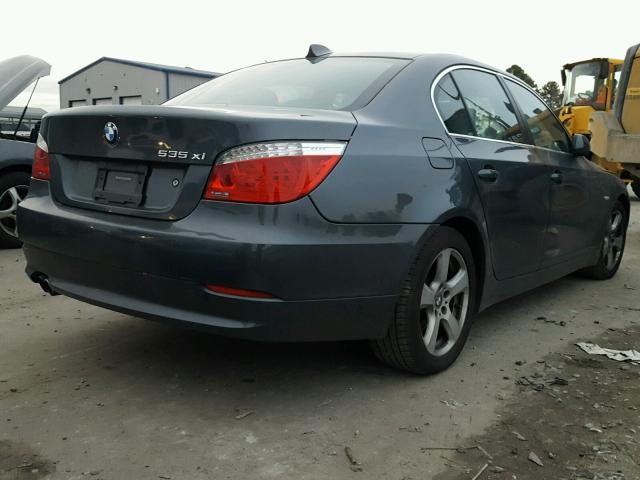 WBANV93518CZ61832 - 2008 BMW 535 XI GRAY photo 4