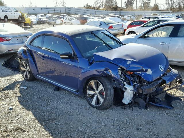 3VWVA7AT8DM671341 - 2013 VOLKSWAGEN BEETLE TUR BLUE photo 9