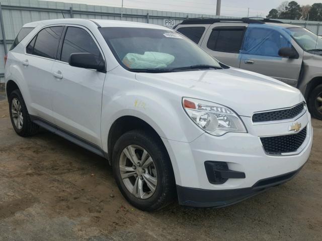 1GNALAEKXEZ103142 - 2014 CHEVROLET EQUINOX LS WHITE photo 1