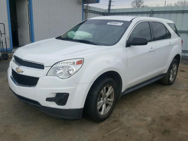 1GNALAEKXEZ103142 - 2014 CHEVROLET EQUINOX LS WHITE photo 2