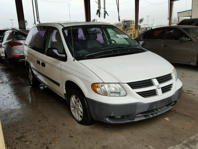 1D4GP25B86B517675 - 2006 DODGE CARAVAN SE WHITE photo 1