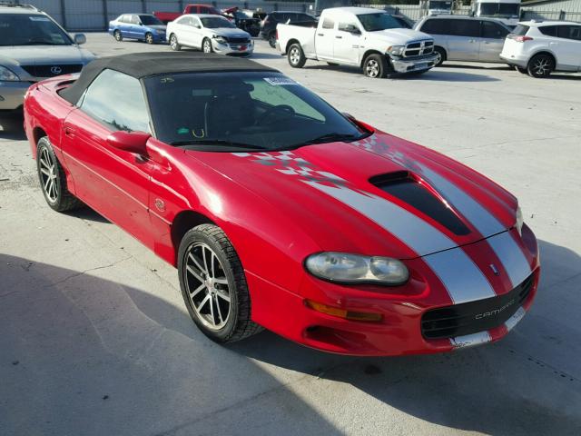 2G1FP32G022125009 - 2002 CHEVROLET CAMARO Z28 RED photo 1