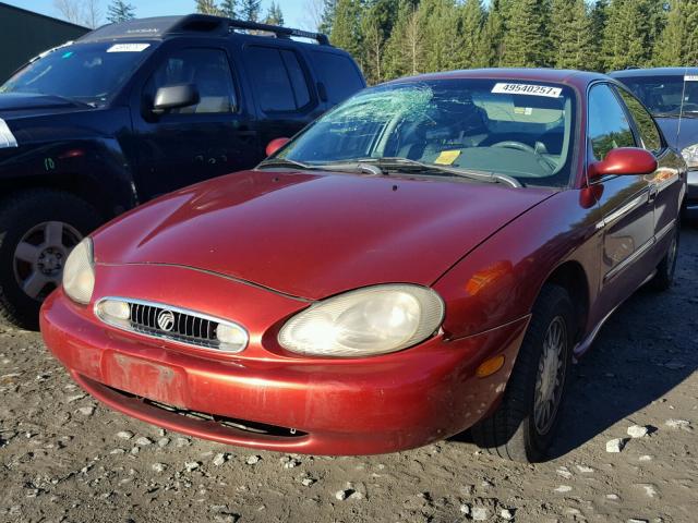 1MEFM50U6WG652036 - 1998 MERCURY SABLE GS RED photo 2