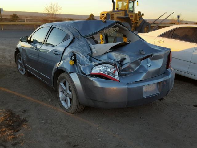 1B3LC56R08N259756 - 2008 DODGE AVENGER SX GRAY photo 3