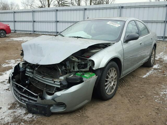 1C3EL46X35N598219 - 2005 CHRYSLER SEBRING SILVER photo 2