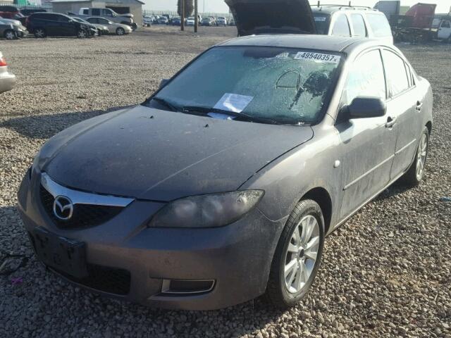 JM1BK32F371726462 - 2007 MAZDA 3 I BLACK photo 2