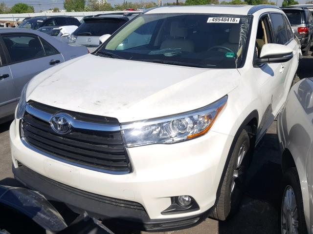 5TDKKRFH1FS109450 - 2015 TOYOTA HIGHLANDER თეთრი ფოტო 2