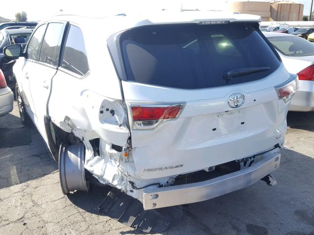 5TDKKRFH1FS109450 - 2015 TOYOTA HIGHLANDER თეთრი ფოტო 3