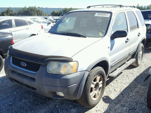 1FMYU03132KB98233 - 2002 FORD ESCAPE XLT GRAY photo 2