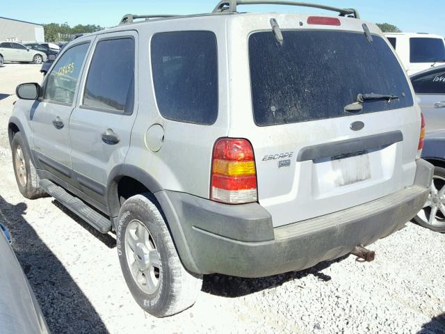 1FMYU03132KB98233 - 2002 FORD ESCAPE XLT GRAY photo 3