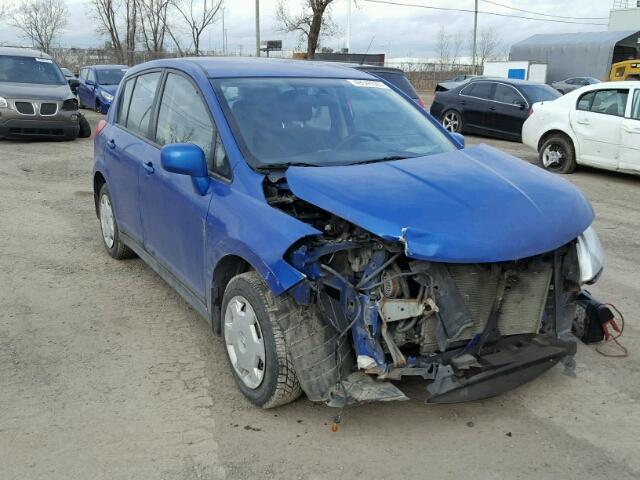 3N1BC13E08L418380 - 2008 NISSAN VERSA S BLUE photo 1