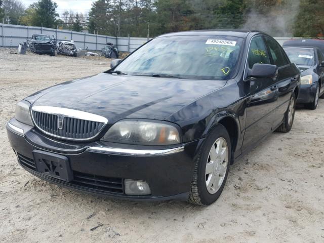 1LNHM86S24Y673602 - 2004 LINCOLN LS BLACK photo 2