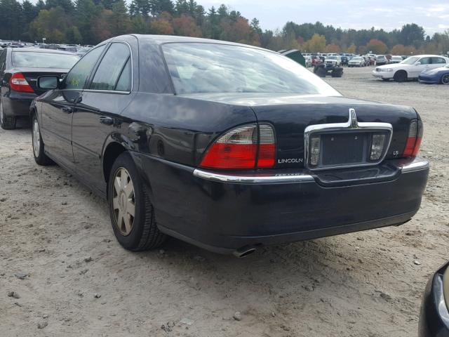 1LNHM86S24Y673602 - 2004 LINCOLN LS BLACK photo 3
