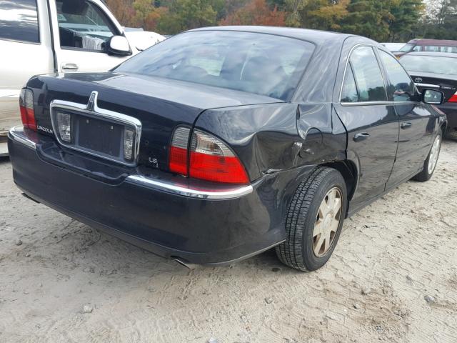 1LNHM86S24Y673602 - 2004 LINCOLN LS BLACK photo 4