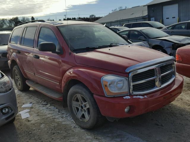 1D4HB58D64F141484 - 2004 DODGE DURANGO LI RED photo 1