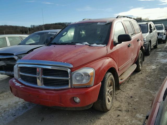 1D4HB58D64F141484 - 2004 DODGE DURANGO LI RED photo 2