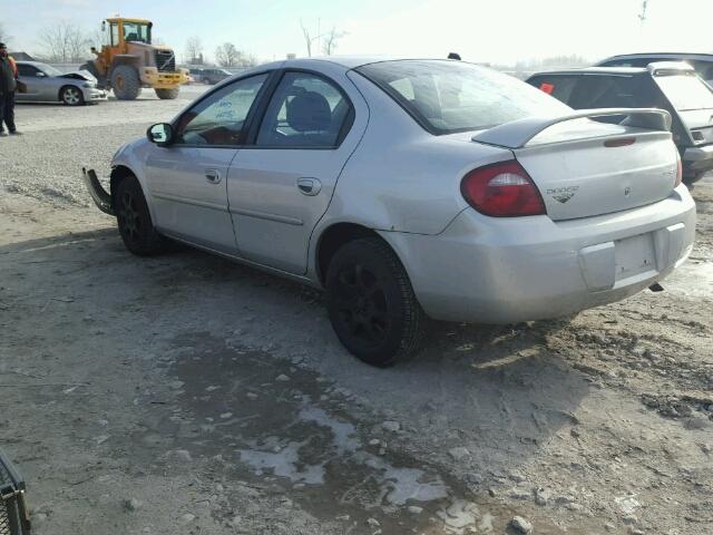 1B3ES46C35D229010 - 2005 DODGE NEON SX 2. SILVER photo 3