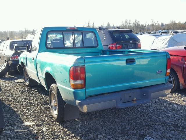 1FTCR10A1RPB12425 - 1994 FORD RANGER GREEN photo 3