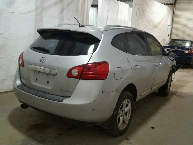 JN8AS5MV7BW676936 - 2011 NISSAN ROGUE S SILVER photo 4