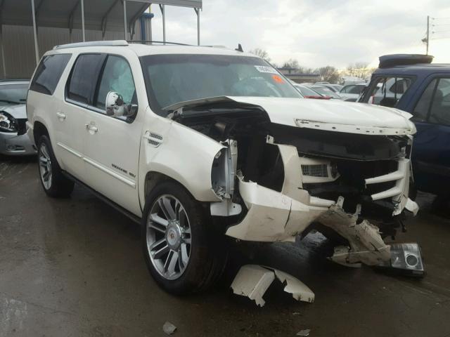 1GYS4JEF8ER152315 - 2014 CADILLAC ESCALADE E WHITE photo 1