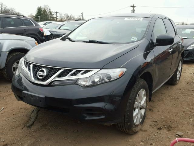 JN8AZ1MWXCW234358 - 2012 NISSAN MURANO S BLACK photo 2