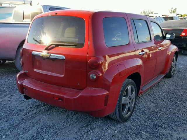 3GNCA53V79S633736 - 2009 CHEVROLET HHR LT RED photo 4