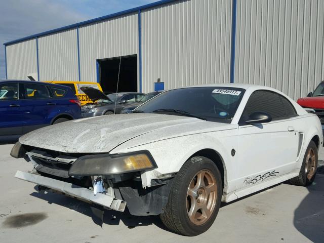 1FAFP40614F164383 - 2004 FORD MUSTANG WHITE photo 2