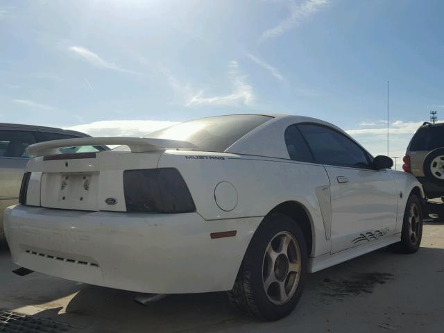 1FAFP40614F164383 - 2004 FORD MUSTANG WHITE photo 4