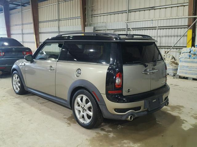 WMWMM33579TP90064 - 2009 MINI COOPER S C SILVER photo 3