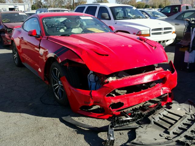 1FA6P8CF4H5225353 - 2017 FORD MUSTANG GT RED photo 1