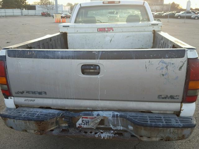 1GCEC14W8XE203278 - 1999 CHEVROLET SILVERADO WHITE photo 6