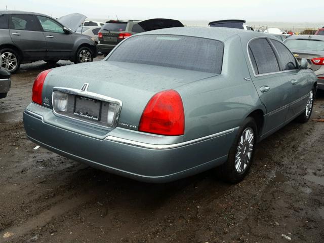 1LNHM82W46Y642797 - 2006 LINCOLN TOWN CAR S GREEN photo 4