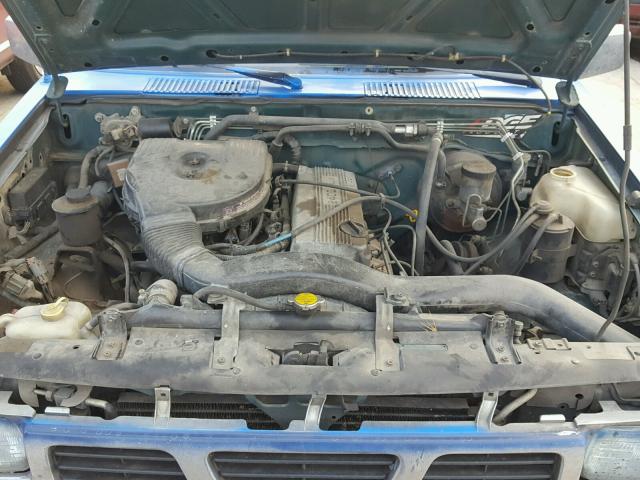 1N6SD11S6SC416846 - 1995 NISSAN TRUCK E/XE BLUE photo 7