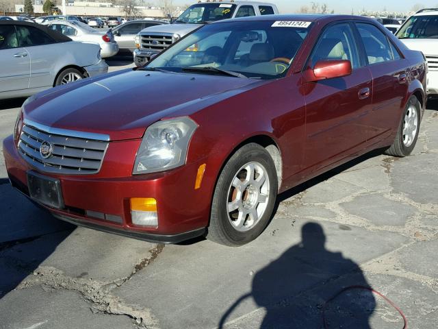 1G6DM57N530119951 - 2003 CADILLAC CTS BURGUNDY photo 2