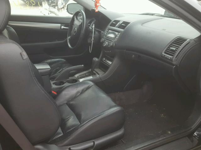 1HGCM82634A011352 - 2004 HONDA ACCORD EX BLACK photo 5