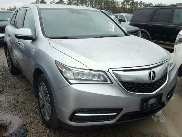 5FRYD4H4XEB021807 - 2014 ACURA MDX TECHNO SILVER photo 1