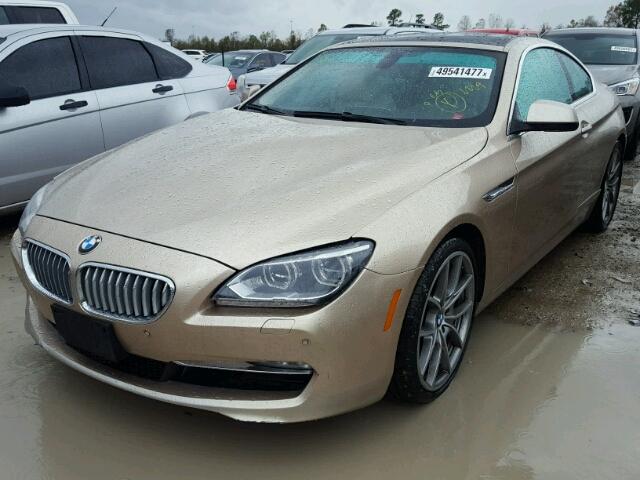 WBALX3C57CDV77782 - 2012 BMW 650 I GOLD photo 2