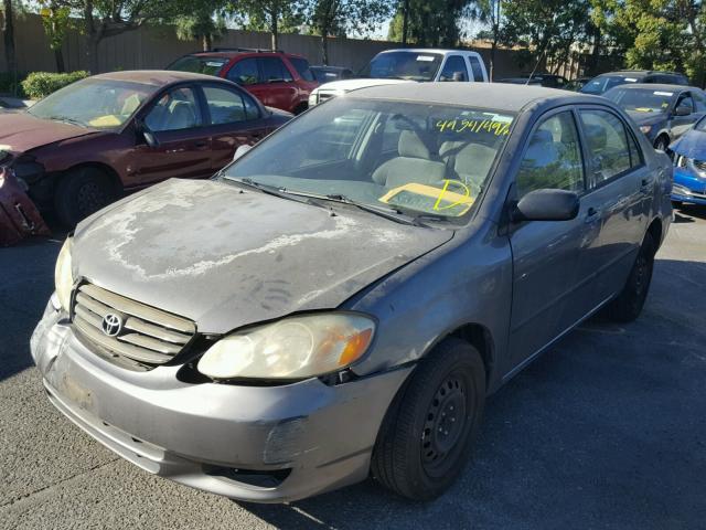 1NXBR32E83Z185593 - 2003 TOYOTA COROLLA CE GRAY photo 2