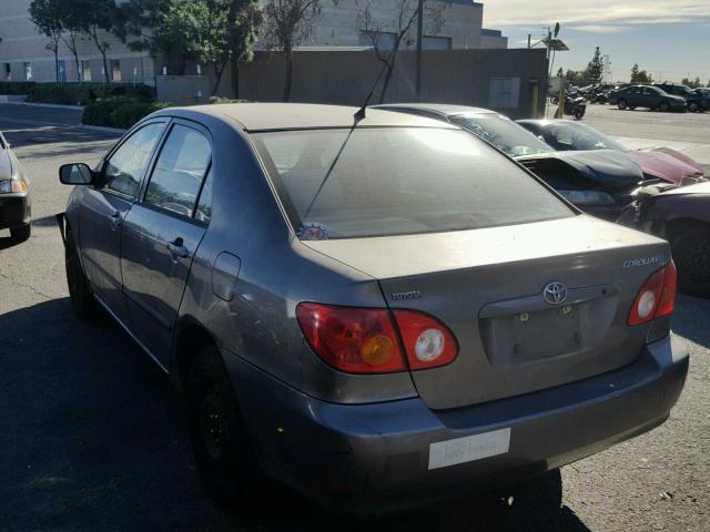 1NXBR32E83Z185593 - 2003 TOYOTA COROLLA CE GRAY photo 3