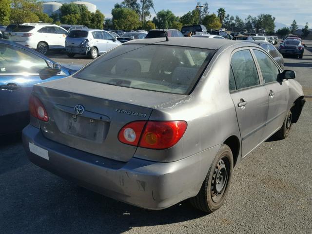 1NXBR32E83Z185593 - 2003 TOYOTA COROLLA CE GRAY photo 4