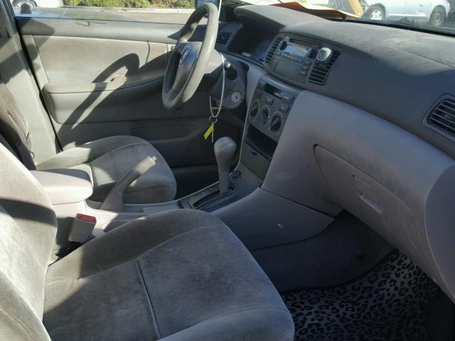 1NXBR32E83Z185593 - 2003 TOYOTA COROLLA CE GRAY photo 5