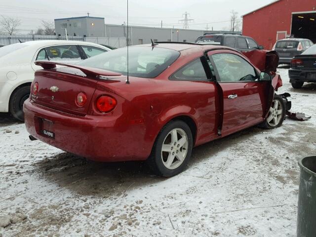 1G1AF1F58A7134512 - 2010 CHEVROLET COBALT 2LT RED photo 4