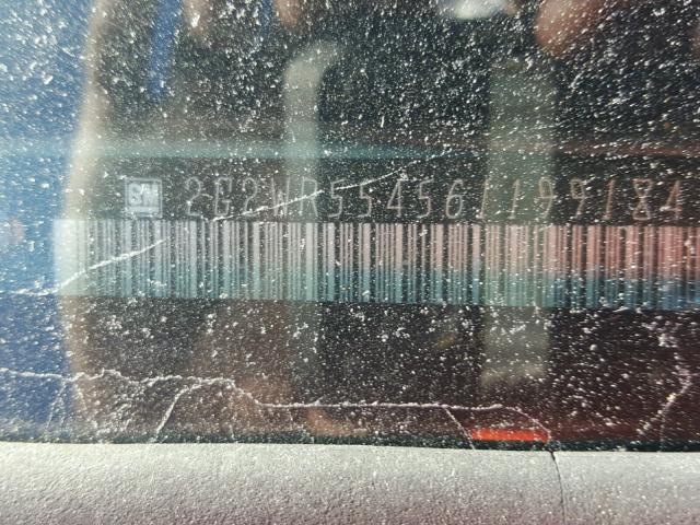 2G2WR554561199184 - 2006 PONTIAC GRAND PRIX WHITE photo 10